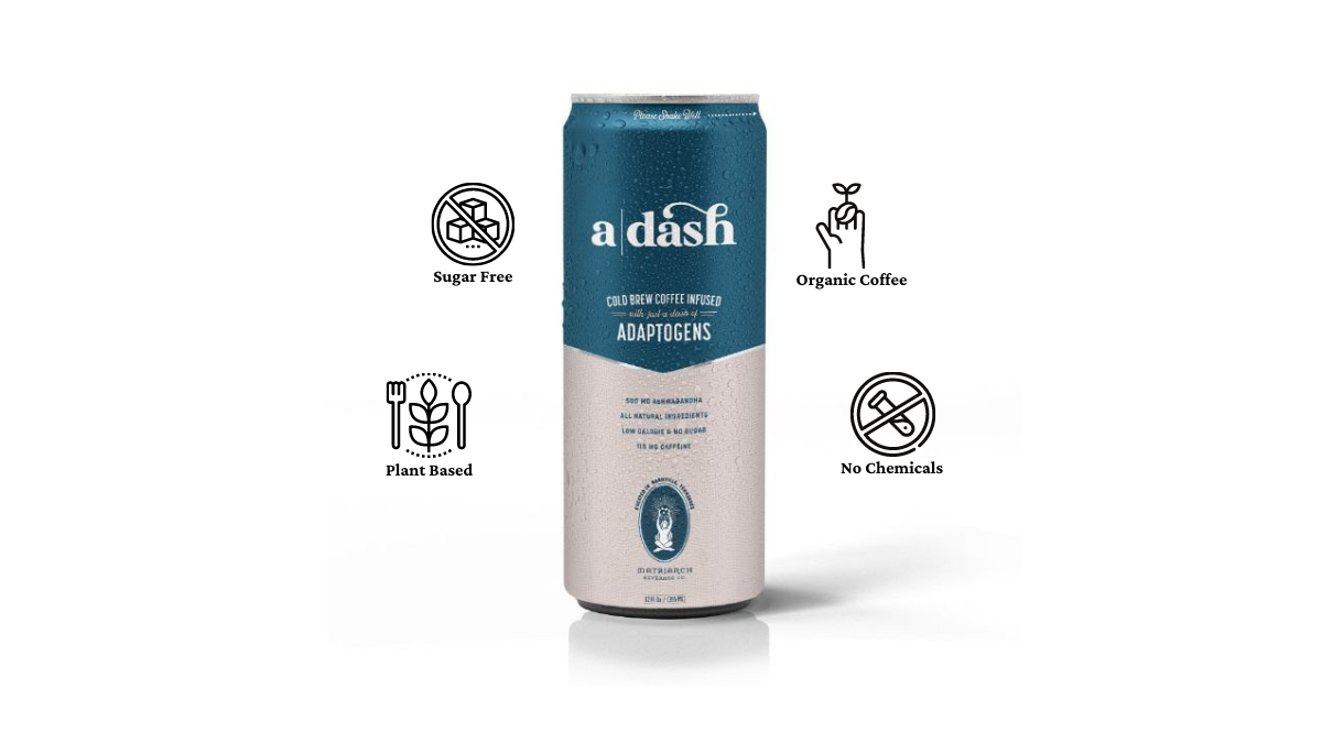 adash Cold Brew Coffee with a dash of Adaptogens - Ashwagandha