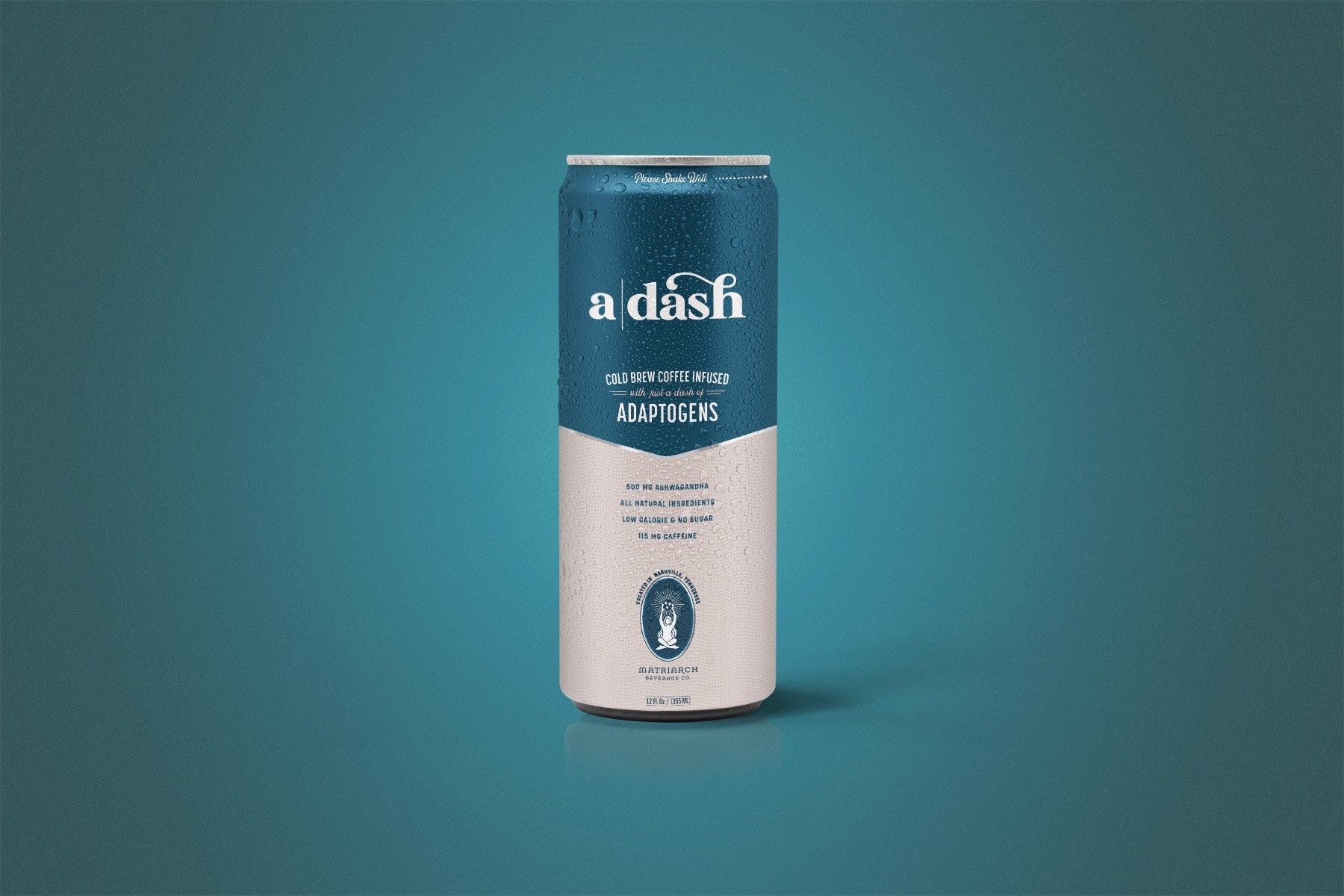 a|dash Cold Brew Coffee with adash of Adaptogens - Ashwagandha coffee can